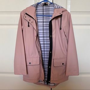 Blush Pink Raincoat - TOPSHOP